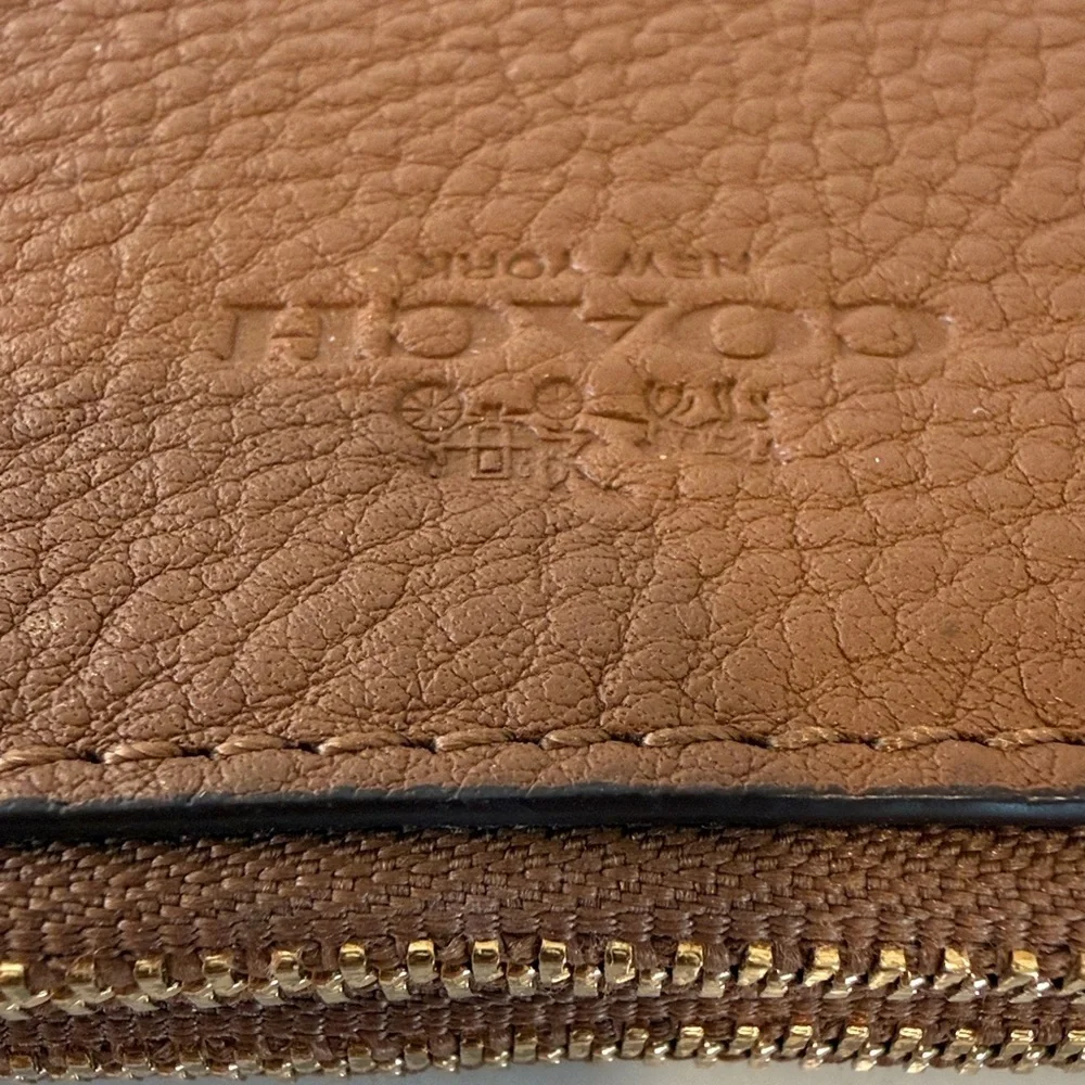 Coach zipper wallet